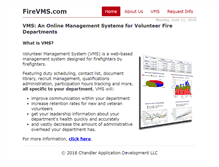 Tablet Screenshot of firevms.com